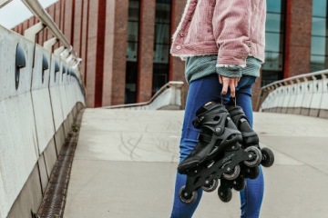 РОЛИОННЫЕ КОНЬКИ SHIFFTY PRO 40, КОЖАНЫЕ КОЛЕСА 80 И 120 ММ