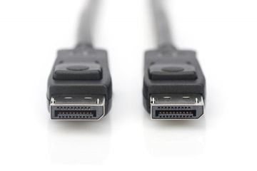 Kabel połączeniowy DisplayPort z zatrzaskami 8K 30Hz UHD Typ DP/DP M/M