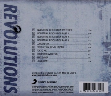 JEAN MICHEL JARRE: REVOLUTIONS (CD)