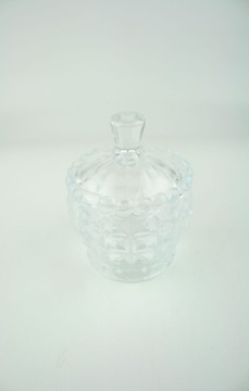 CUKIERNICA CUKIERNICZKA SZKLANA KRYSZTAŁOWO CZYSTA