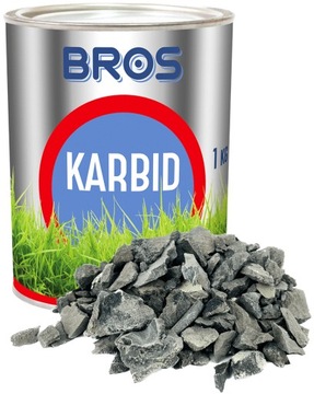 KARBID GRANULOWANY ODSTRASZACZ KRETÓW ŚRODEK NA KRETY BROS 1kg