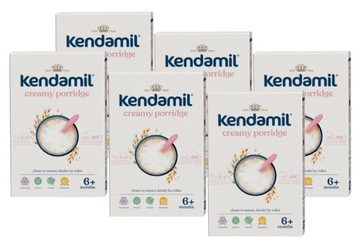 Kendamil kaszka mleczna kremowa owsiana 6x150g