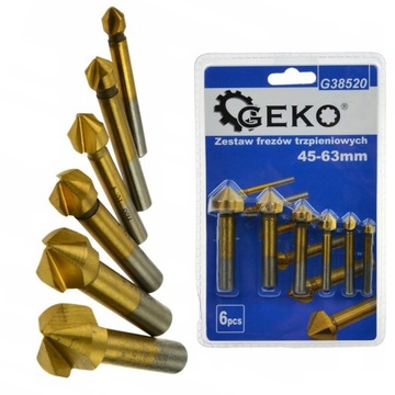 МАСЛЯНИ ДЛЯ СКАСКАНИЯ ФАСОК, ЗЕНКЕР, КОНУС ПО МЕТАЛЛУ, 6 шт.