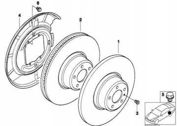 Болт тормозного диска для БМВ