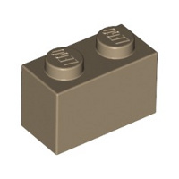 Lego Klocek 1x2 2szt Dark TAN 3004 4521914 N