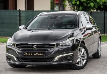 Peugeot 508 I SW Facelifting 2.0 BlueHDi 150KM 2015 Peugeot 508 2.0HDI 150KM Hed-Up Navi Skora Pano Alu Ledy Gwarancjia, zdjęcie 4