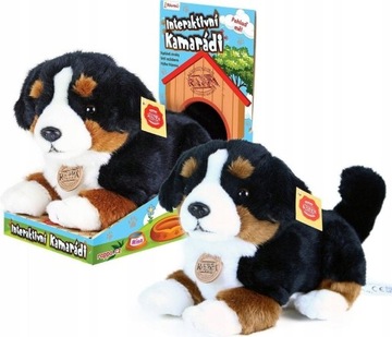 ИНТЕРАКТИВНАЯ СОБАКА Бернская овчарка-талисман движения