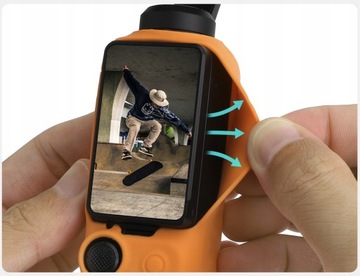 Защитный противоскользящий чехол для DJI Osmo Pocket 3 — черный