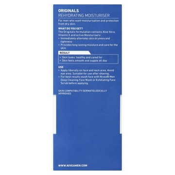 NIVEA FOR MEN Rehyd Rating Увлажняющее средство 75 мл