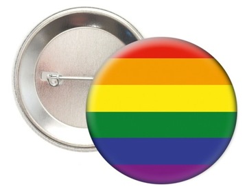 Значок-кнопка RAINBOW LGBT 24 часа