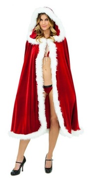 Рождественское пальто Пальто с капюшоном Красное рождественское пальто