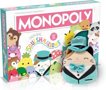 Monopoly Squishmallows Winning Movies Gra Planszowa