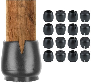 16x Nakładki nasadki na nogi krzesła stołu 17-21mm