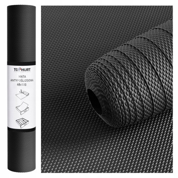 Противоскользящий коврик Balve для ящиков 48 x 500 см, черный