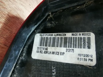 DODGE NITRO SVĚTLO LEVÝ ZADNÍ DEMONTÁŽ