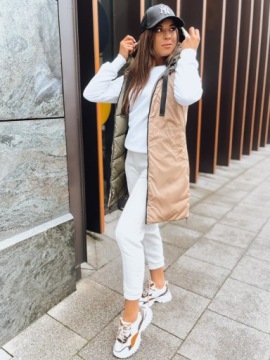 ЖИЛЕТ СТЕГАНЫЙ ЖЕНСКИЙ С КАПЮШОНОМ, размер. XXL