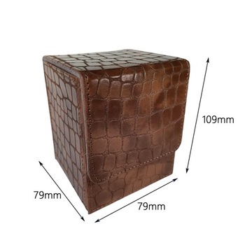Card Deck Box TCG Card для 100+ рукавов, коричневый