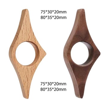 Деревянная подставка для книг ручной работы, стиль A - черная S, 20 мм