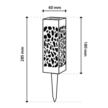 8x СОЛНЕЧНАЯ САДОВАЯ СВЕТИЛЬНИКА, АЖУРНЫЙ СВЕТОДИОДНЫЙ ФОНАРЬ, СТОЛБ ЧЕРНЫЙ