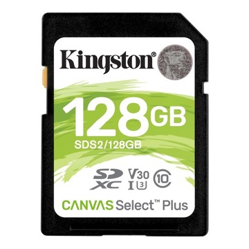KINGSTON SDS2 128 GB SD SDXC C10 UHS-1 100MB/s V10
