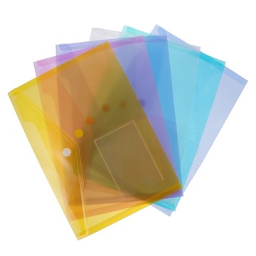 Pojemnik na dokumenty Przezroczysty plastikowy folder na koperty
