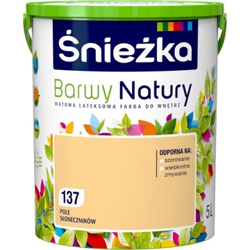 ŚNIEŻKA BARWY NATURY Pole Słoneczników 137 5L