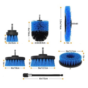 НАБОР ЩЕТОК ДЛЯ ЧИСТКИ ДРЕЛЫ И ОТВЕРТКИ ДЛЯ КЕРАМИЧЕСКОЙ ПЛИТКИ, 5 НАБОРОВ