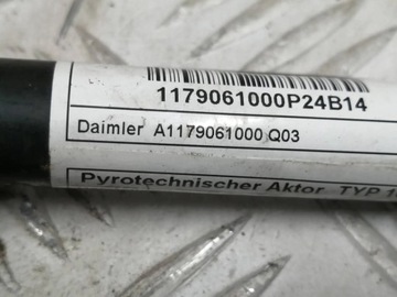 2 KS. VZPĚRA/TLAKOVAČ KAPOTY LEVÝ PRAVÝ A1179061000 NÁHRADA PRO BENZÍN TŘÍDA R9