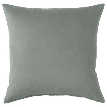 IKEA SANELA Poszewka SZARO ZIELONY AKSAMIT 50x50