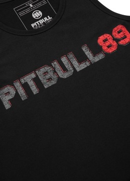 Męski Tank Top Pitbull Koszulka Slim Fit Dog 89 Bezrękawnik T-Shirt