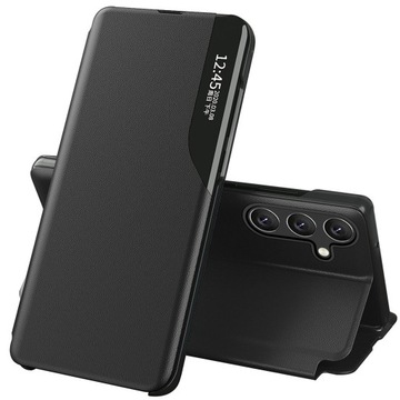 ETUI SKÓRZANE ECO LEATHER do SAMSUNG A54 5G +SZKŁO