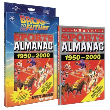POWRÓT DO PRZYSZŁOŚCI BACK TO THE FUTURE SPORTS ALMANAC LIMITOWANA REPLIKA