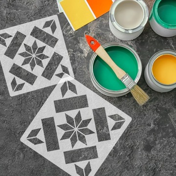 ШАБЛОН ПОКРАСКИ для плитки ЭРРАДА 30х30