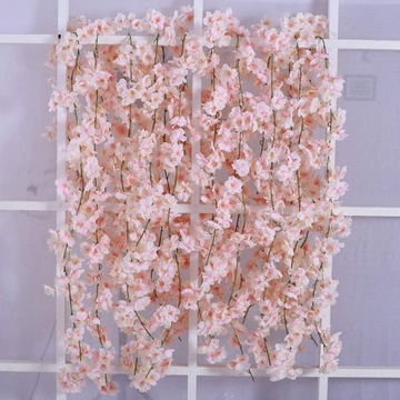 Искусственные цветы Cherry Blossom Garland Pink 1,8M
