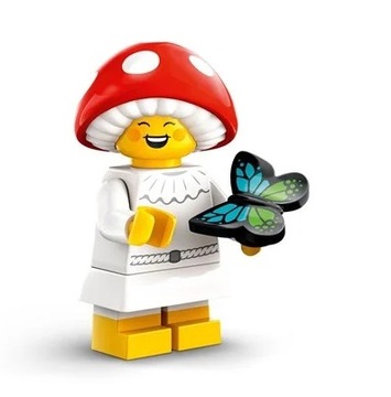 LEGO Minifigures 71045 Leśny Duszek Kobieta Muchomor Grzyb