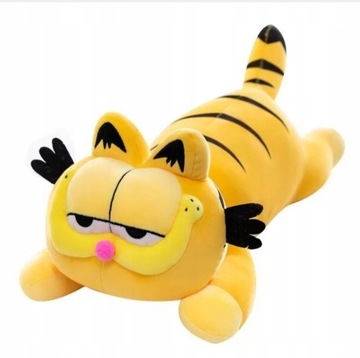 DUŻA MASKOTKA PRZYTULANKA PLUSZAK KOT GARFIELD PODUSZKA 60 CM XXL NOS RÓŻ