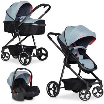 Wózek 3w1 wielofunkcyjny COLIBRO ONEMAX ULTRALEKKI