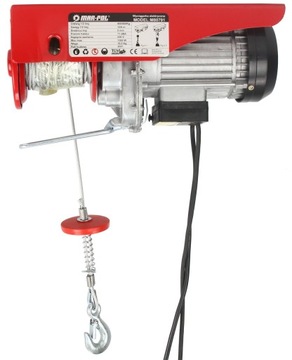 ЛЕБЕДКА ЭЛЕКТРИЧЕСКАЯ ТРОСОВАЯ 400/800кг 230В + ПИЛОТНЫЙ БЛОК