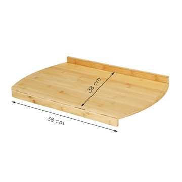 БОЛЬШАЯ РАЗДЕЛОЧНАЯ ДОСКА БАМБУК ДЕРЕВЯННАЯ КУХОННАЯ ДОСКА ТОЛСТЫЙ БАМБУК