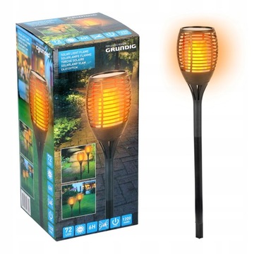 GRUNDIG 72 LED Pochodnia LAMPA solarna LED 4 szt