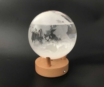 Глобус метеостанции, лампа химического барометра Фицроя, 7 цветов, светодиодный подарок