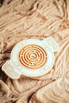 Балансировочный диск, деревянное бревно с ШАРИКАМИ для детей