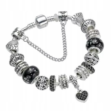 BRANSOLETKA DO CHARMS 925 DAMSKA SREBRNA MODUŁOWA