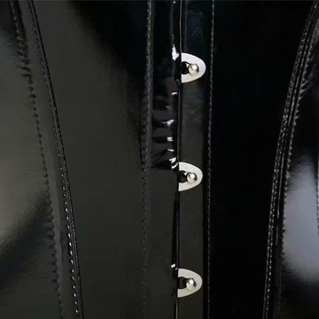 Черный латексный корсет, ЛАТЕКСНЫЙ ПОЯС ДЛЯ УМЕНЬШЕНИЯ живота, женское боди 3XL