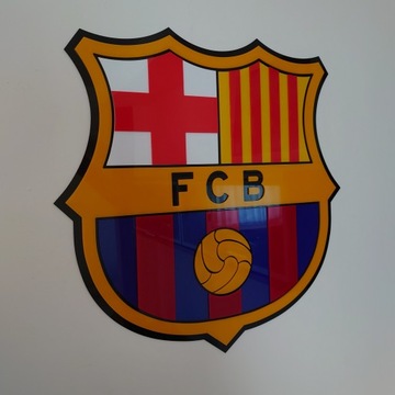 Настенный герб ФК Барселона, подарок парню
