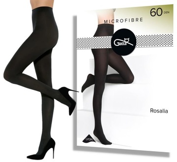 RAJSTOPY mikrofibra GATTA ROSALIA 60 DEN matowe kryjące 3-M szare