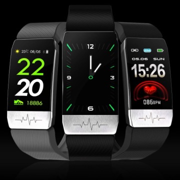 SMARTWATCH SMARTBAND СПОРТ МОНИТОР АРТЕРИАЛЬНОГО ДАВЛЕНИЯ ПУЛЬСОВЫЙ ДИАПАЗОН IPS ЧЕРНЫЙ