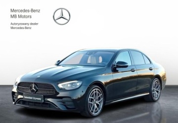 Mercedes Klasa E W213 Limuzyna Facelifting 2.0 E220d 194KM 2021 Mercedes-Benz Klasa E Salon PL AMG Airmatic Burmester LED Kam360 Distronic