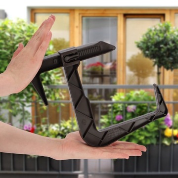 РУЧКА-ВЕШАЛКА ДЛЯ ЦВЕТОЧНОГО ЦВЕТКА И БАЛКОННОЙ КОРОБКИ 2 шт.