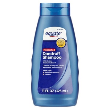 EQUATE Medicated Zamiennik SELSUN BLUE - Szampon Łupież - MOCNY USA - 325ML